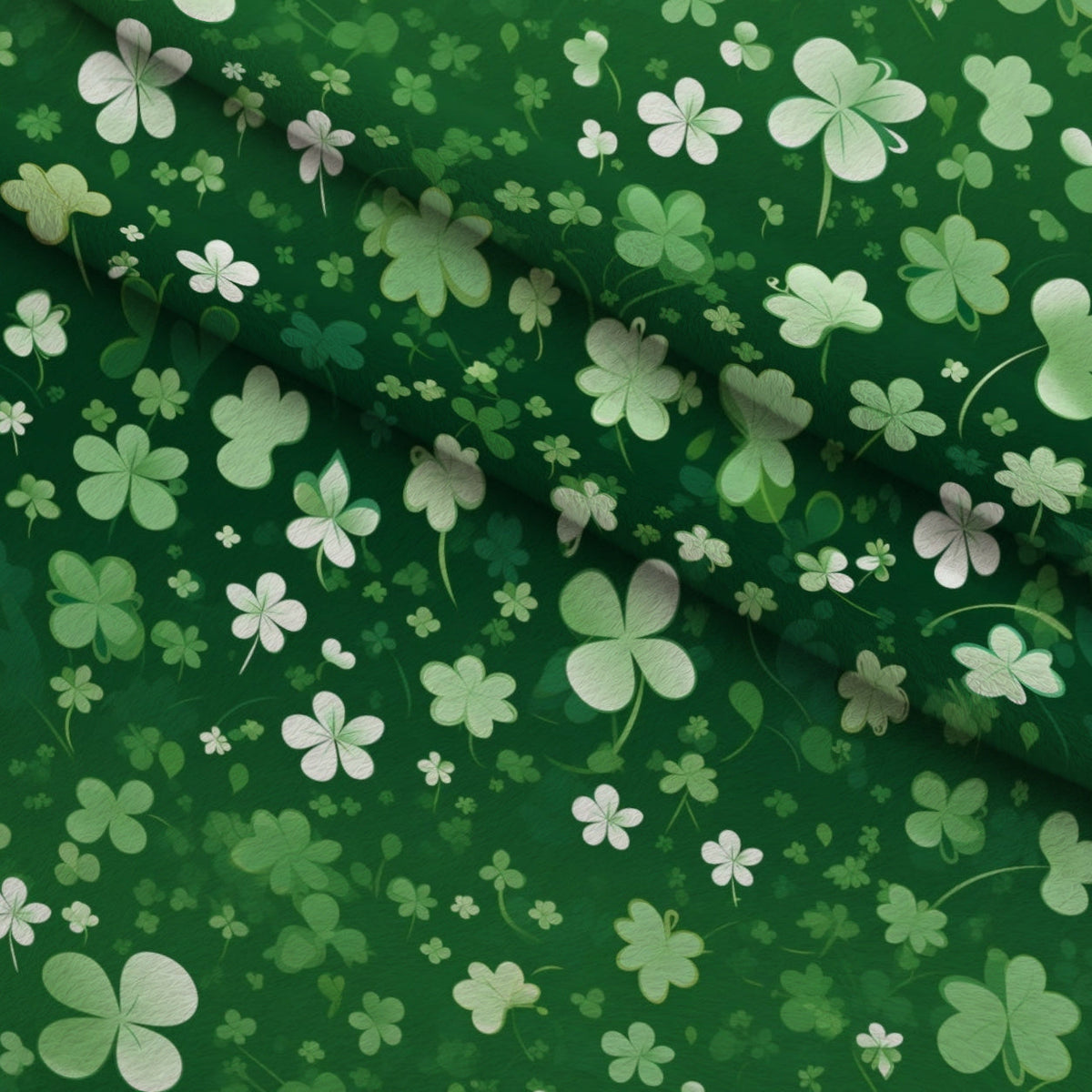 Shamrock Shimmer Pattern 11 Minky Fabric