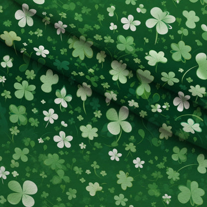 Shamrock Shimmer Pattern 11 Minky Fabric