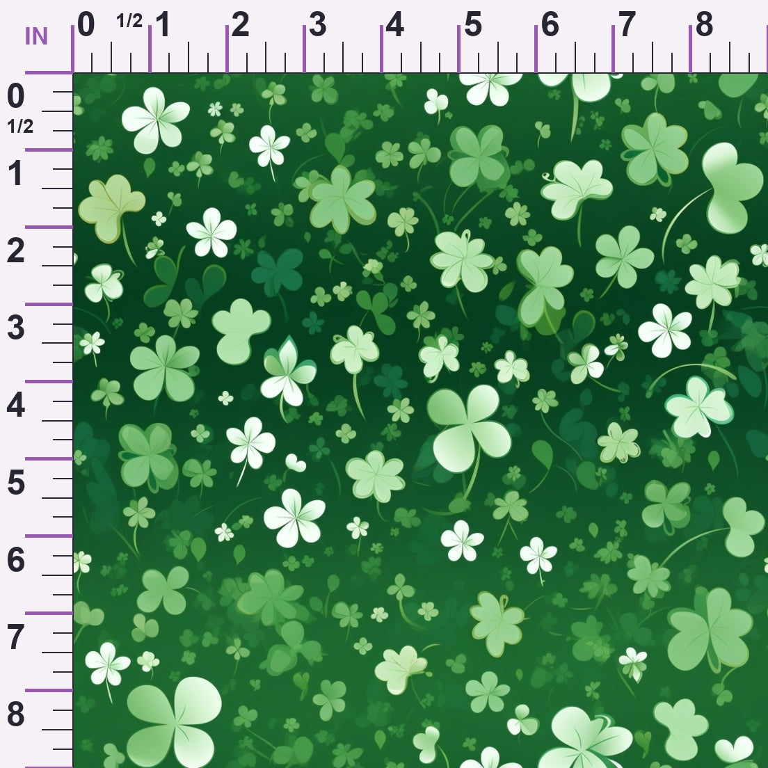 Shamrock Shimmer Pattern 11 Minky Fabric