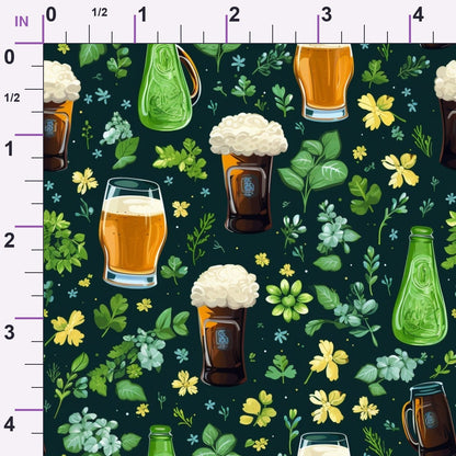 Shamrock Shimmer Pattern 12 Minky Fabric