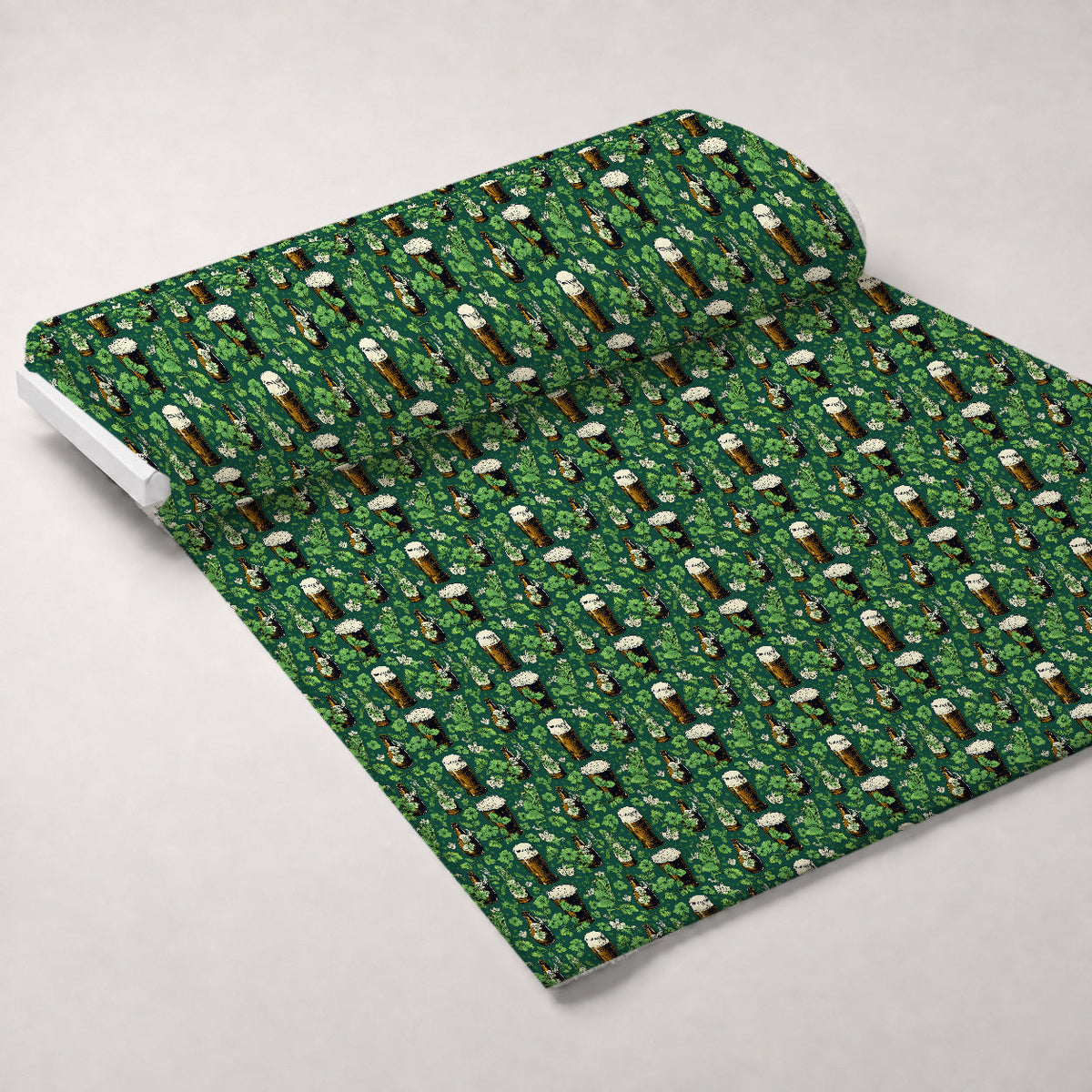 Shamrock Shimmer Pattern 14 Minky Fabric