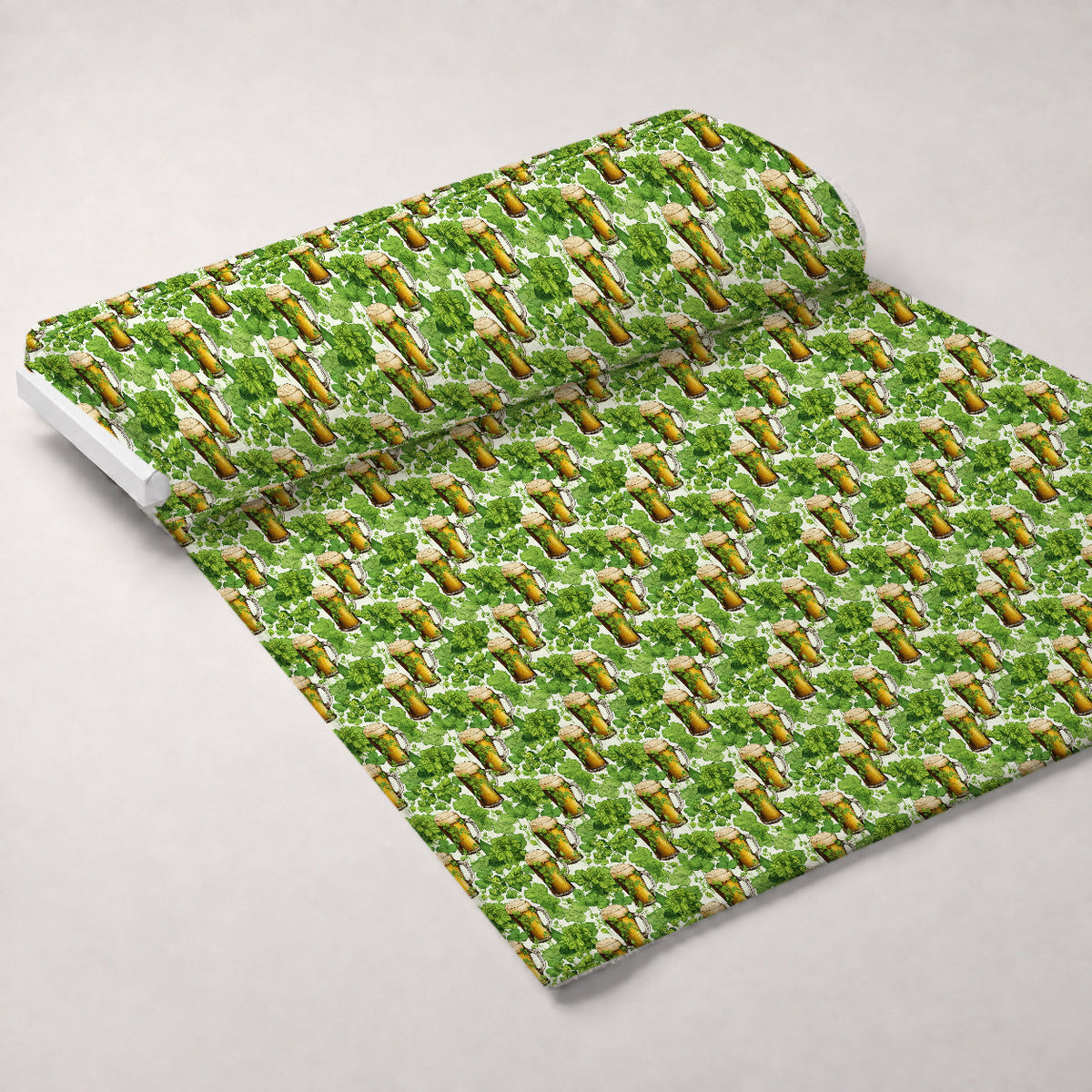 Shamrock Shimmer Pattern 16 Minky Fabric