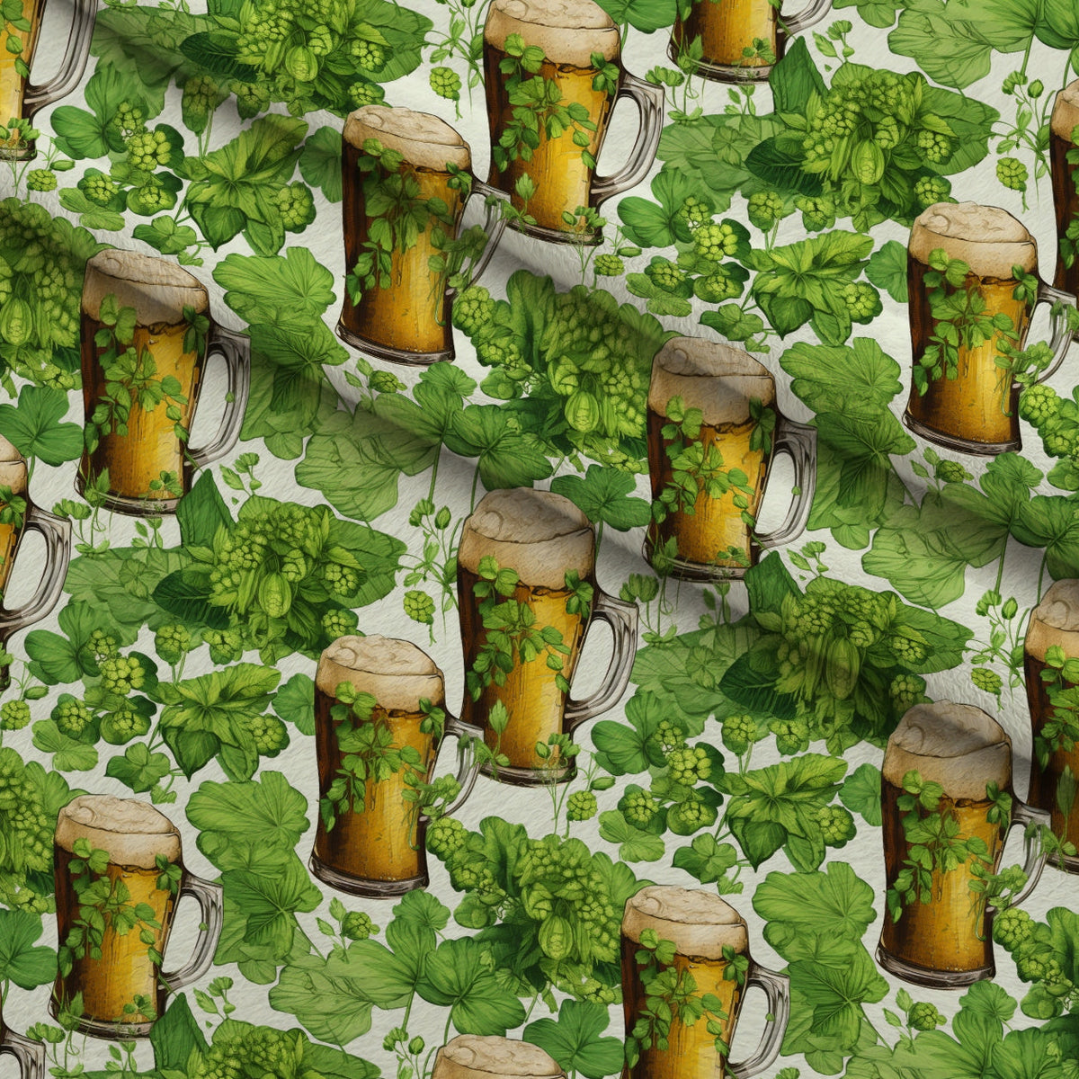 Shamrock Shimmer Pattern 16 Minky Fabric