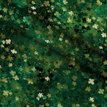 Shamrock Shimmer Pattern 18 Minky Fabric