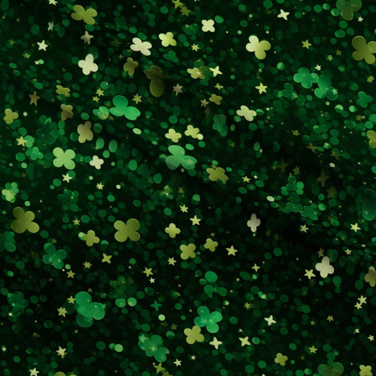 Shamrock Shimmer Pattern 20 Minky Fabric