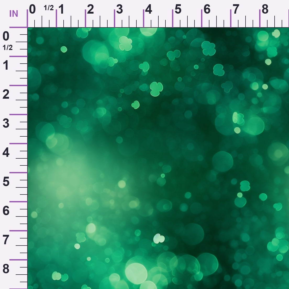 Shamrock Shimmer Pattern 21 Minky Fabric