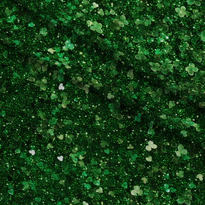 Shamrock Shimmer Pattern 22 Minky Fabric