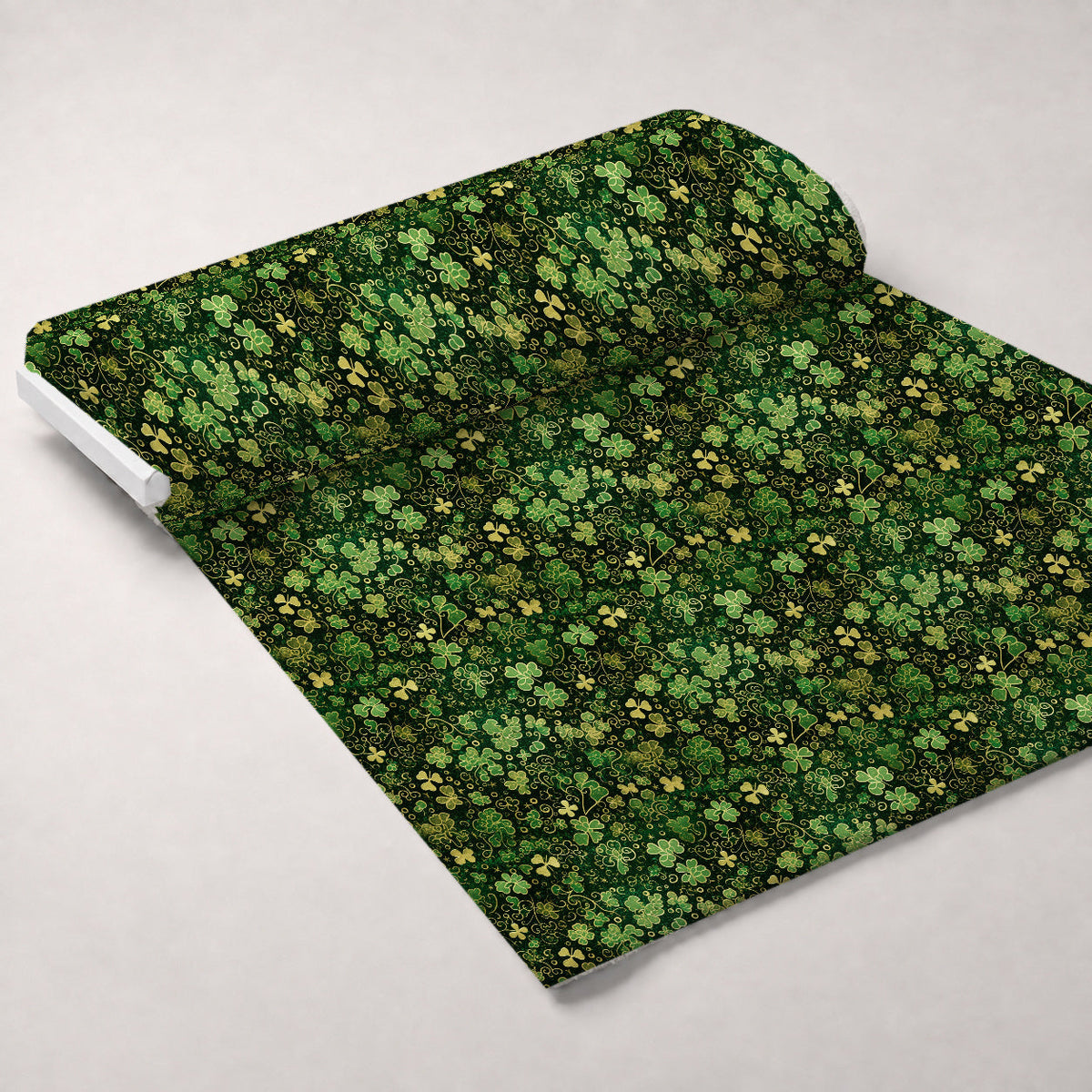 Shamrock Shimmer Pattern 24 Minky Fabric