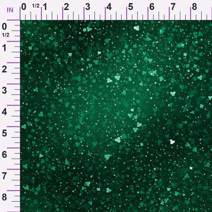 Shamrock Shimmer Pattern 25 Minky Fabric