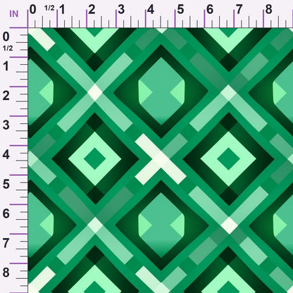 Shamrock Shimmer Pattern 4 Minky Fabric