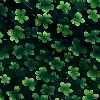 Shamrock Shimmer Pattern 5 Minky Fabric