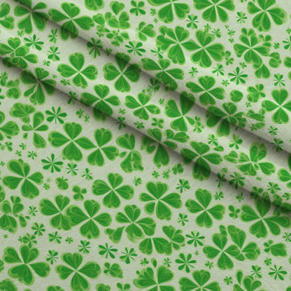 Shamrock Shimmer Pattern 7 Minky Fabric