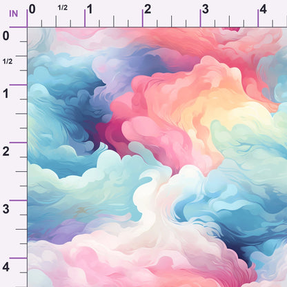 Sherbet Skies Pattern 1 Minky Fabric