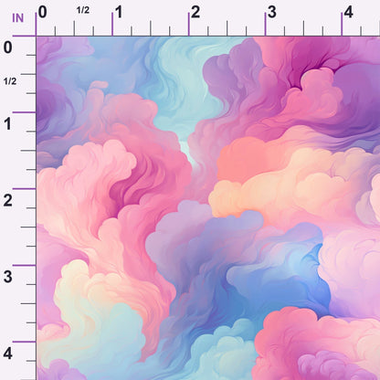 Sherbet Skies Pattern 12 Minky Fabric