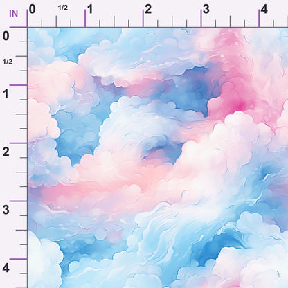 Sherbet Skies Pattern 2 Minky Fabric