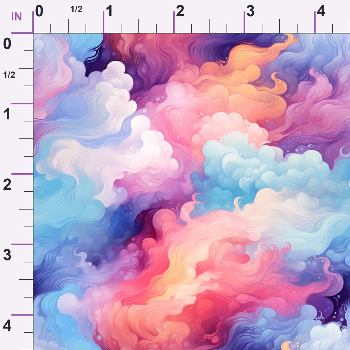 Sherbet Skies Pattern 3 Minky Fabric
