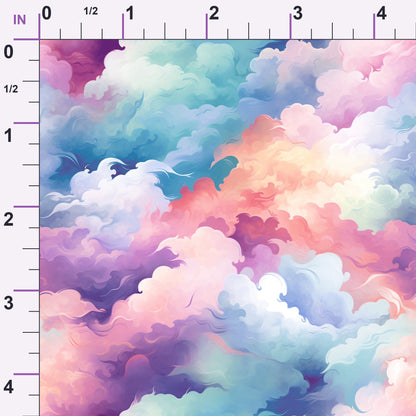 Sherbet Skies Pattern 6 Minky Fabric