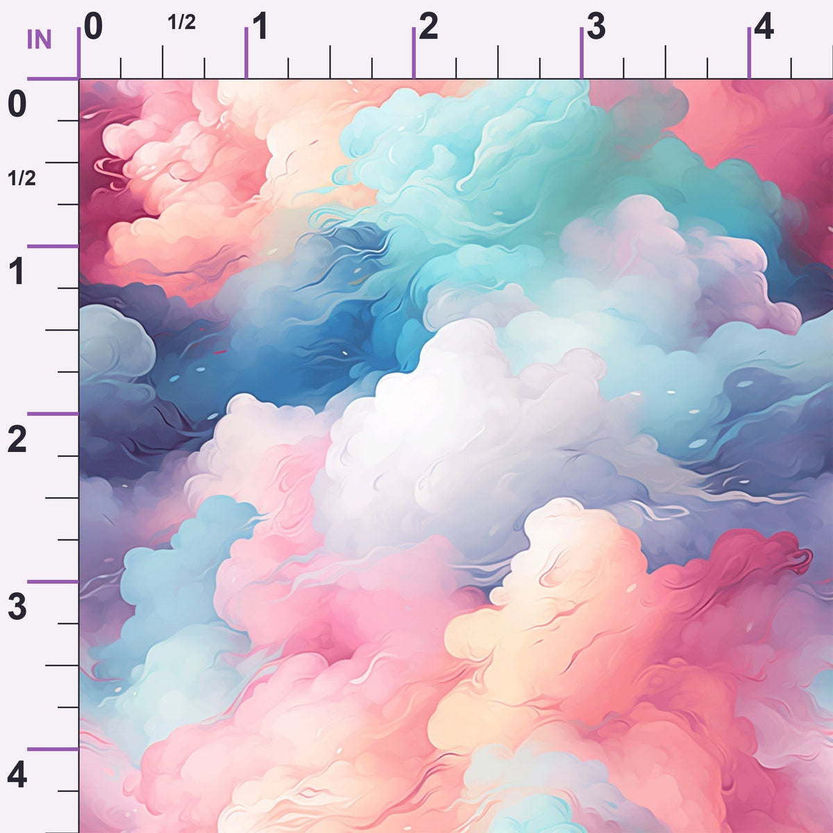 Sherbet Skies Pattern 8 Minky Fabric