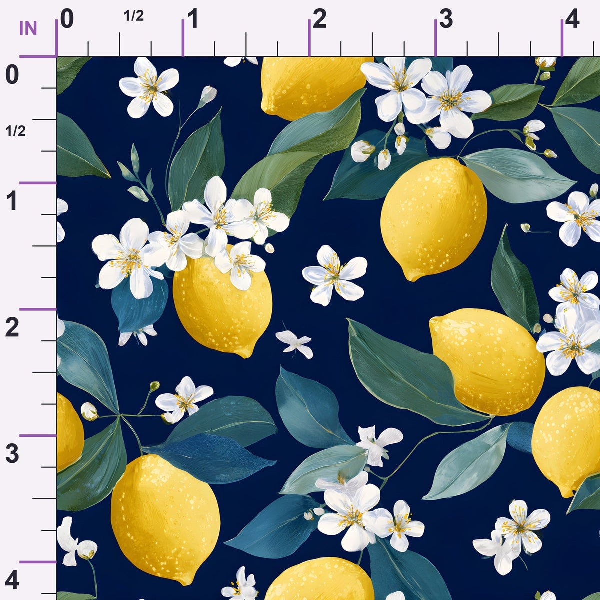Sicilian Citrus Grove Pattern 11 Minky Fabric