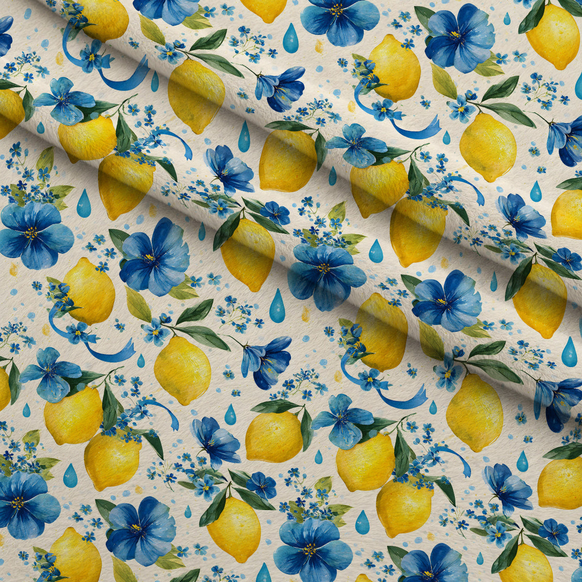 Sicilian Citrus Grove Pattern 2 Minky Fabric