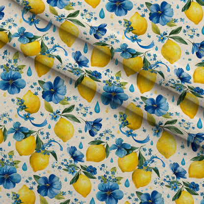 Sicilian Citrus Grove Pattern 2 Minky Fabric