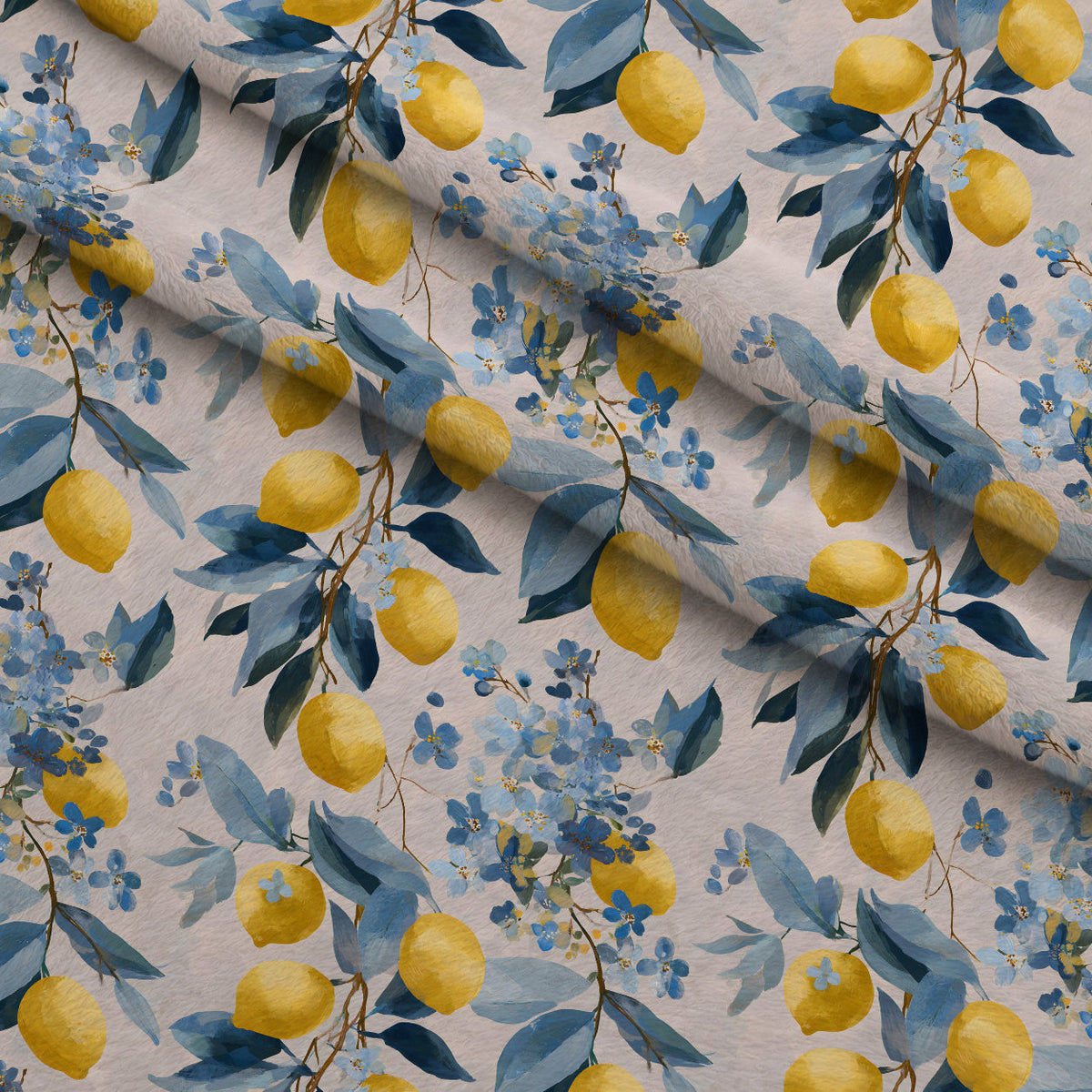 Sicilian Citrus Grove Pattern 5 Minky Fabric