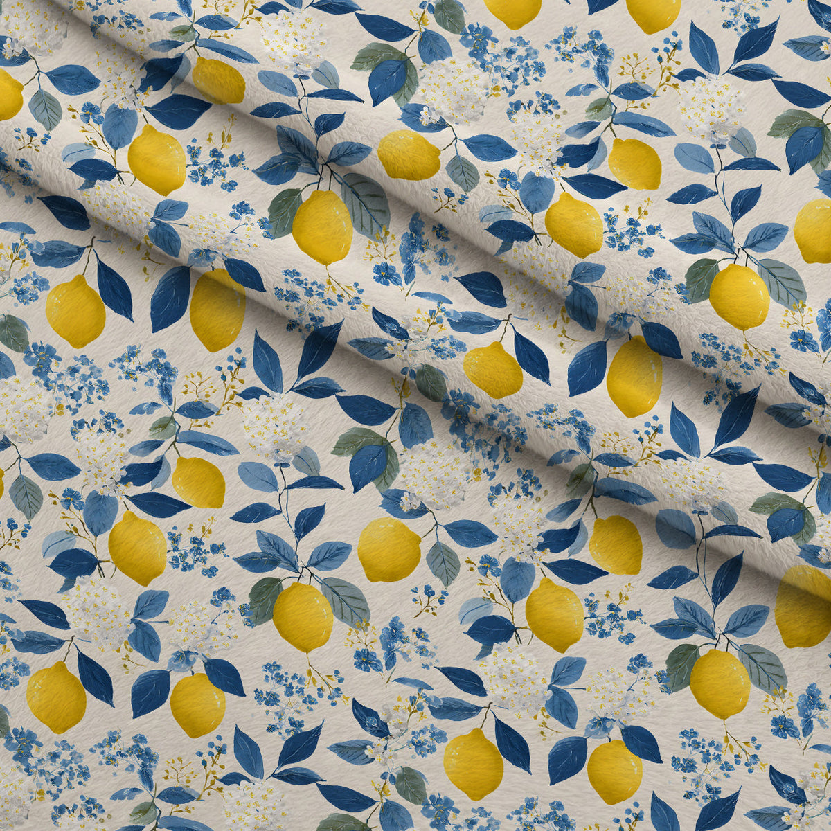 Sicilian Citrus Grove Pattern 9 Minky Fabric