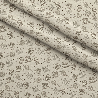 Silver Screen Pattern 1 Minky Fabric