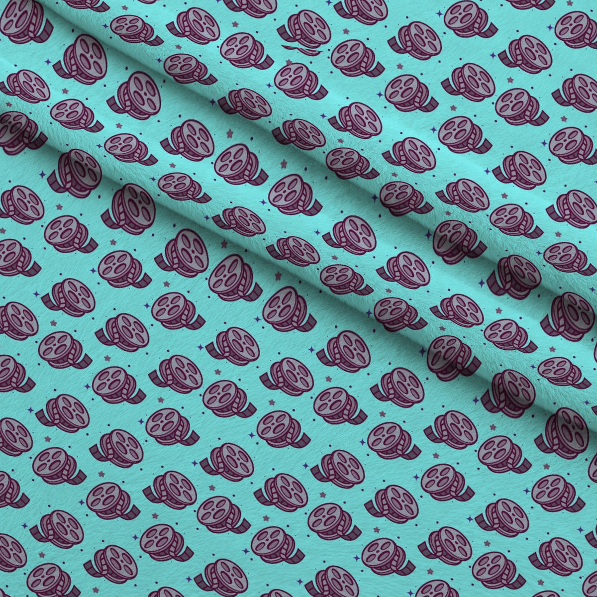 Silver Screen Pattern 3 Minky Fabric