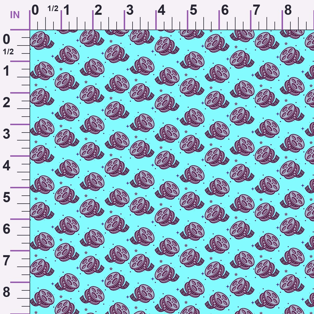 Silver Screen Pattern 3 Minky Fabric