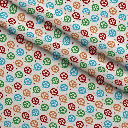 Silver Screen Pattern 4 Minky Fabric