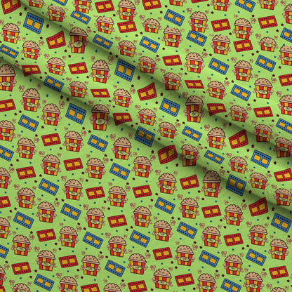 Silver Screen Pattern 5 Minky Fabric