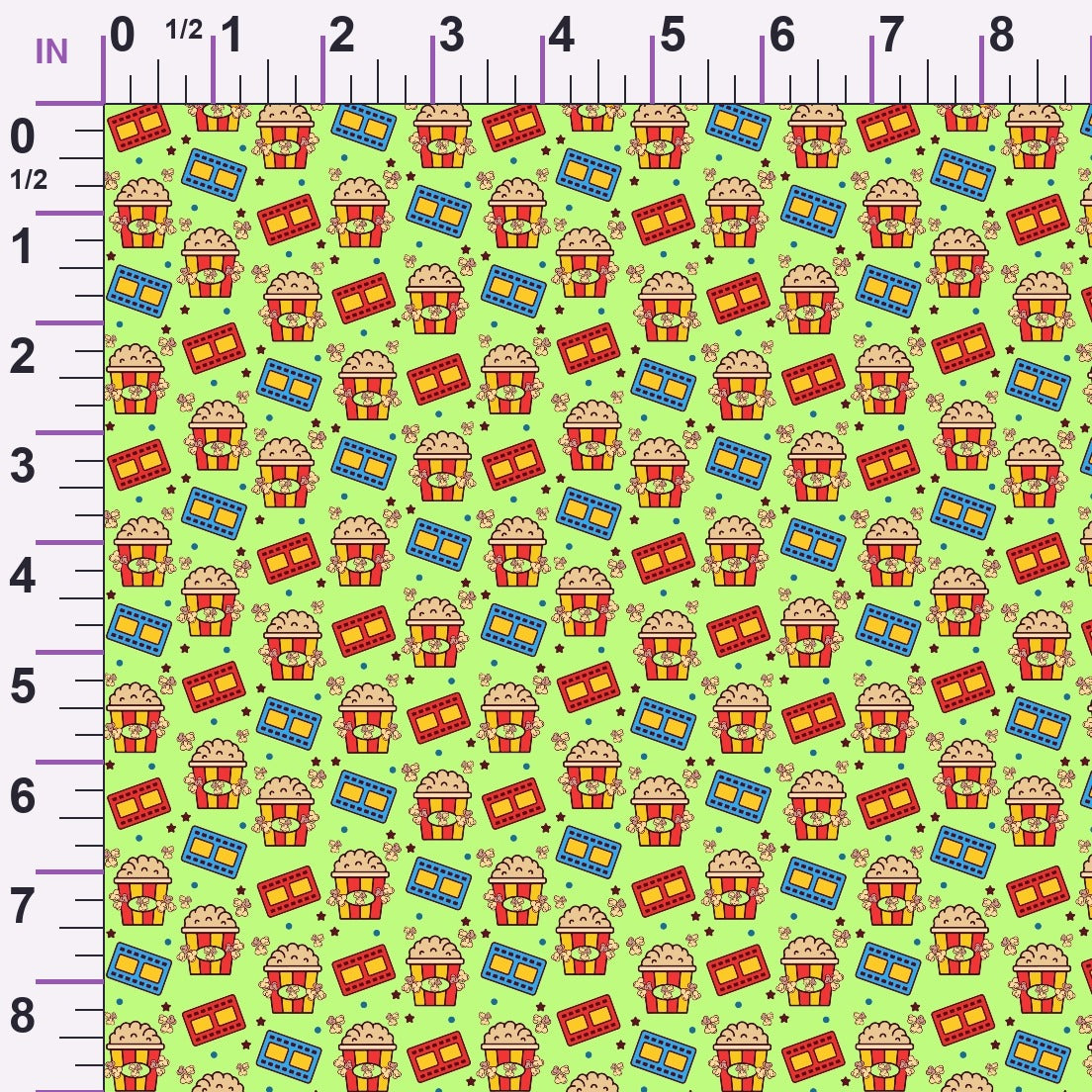 Silver Screen Pattern 5 Minky Fabric