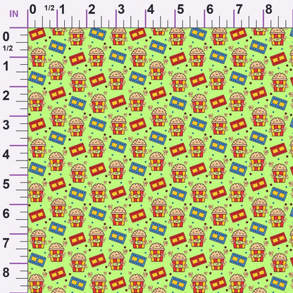 Silver Screen Pattern 5 Minky Fabric