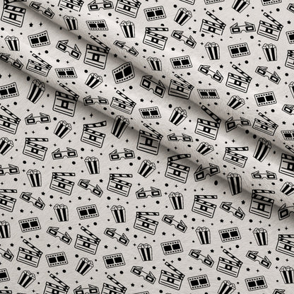 Silver Screen Pattern 6 Minky Fabric