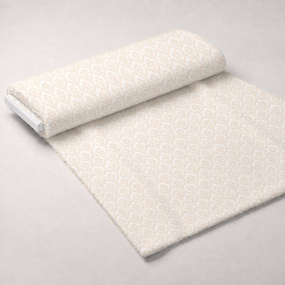 Simple Damask Orange Minky Fabric