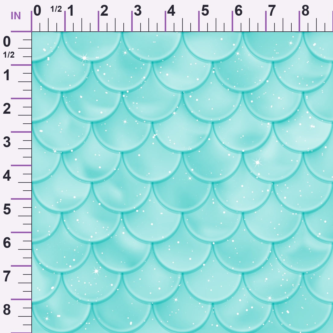 Siren Shimmer Pattern 70 Minky Fabric