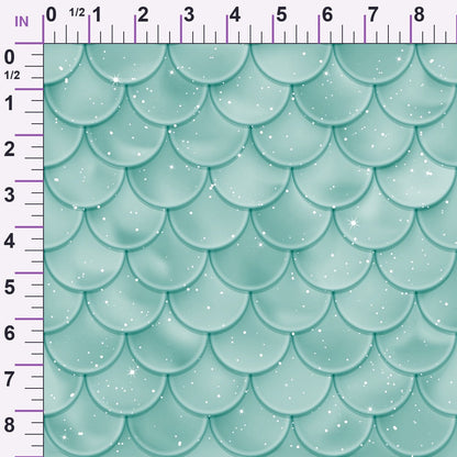 Siren Shimmer Pattern 74 Minky Fabric