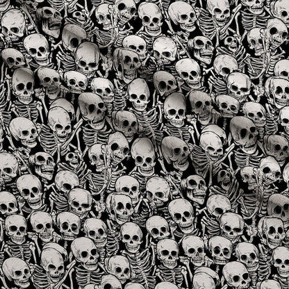 Skeleton Parade Minky Fabric