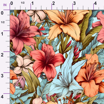 Sketchbook Garden Pattern 13 Minky Fabric
