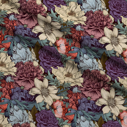 Sketchbook Garden Pattern 4 Minky Fabric