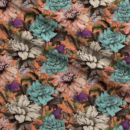Sketchbook Garden Pattern 5 Minky Fabric