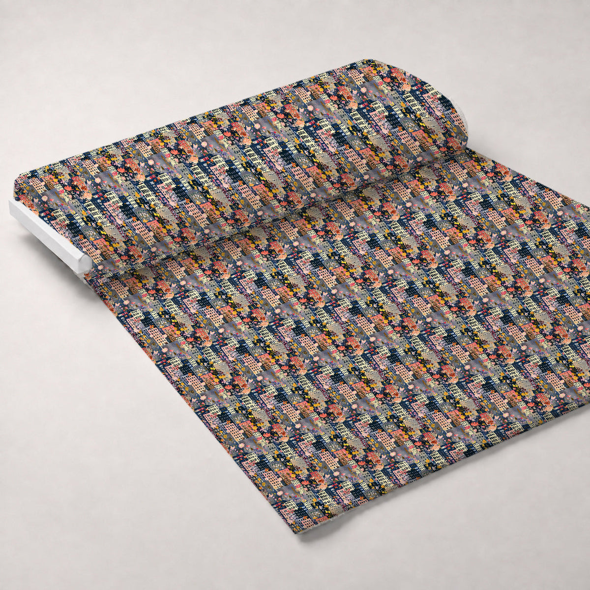 Skyline Blooms Pattern 4 Minky Fabric