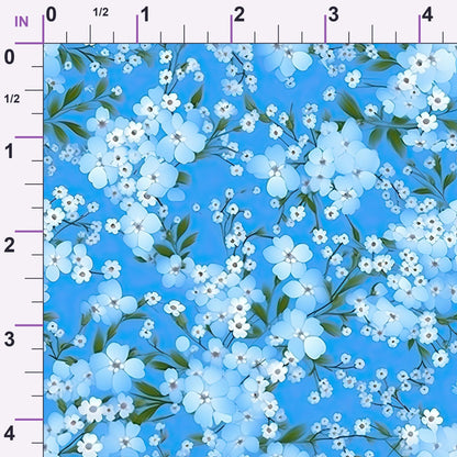 Skyward Blooms Pattern 12 Minky Fabric