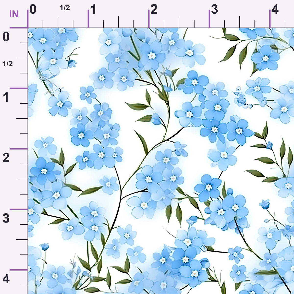 Skyward Blooms Pattern 3 Minky Fabric