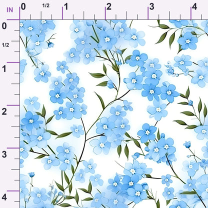 Skyward Blooms Pattern 3 Minky Fabric