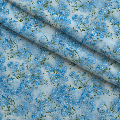 Skyward Blooms Pattern 4 Minky Fabric