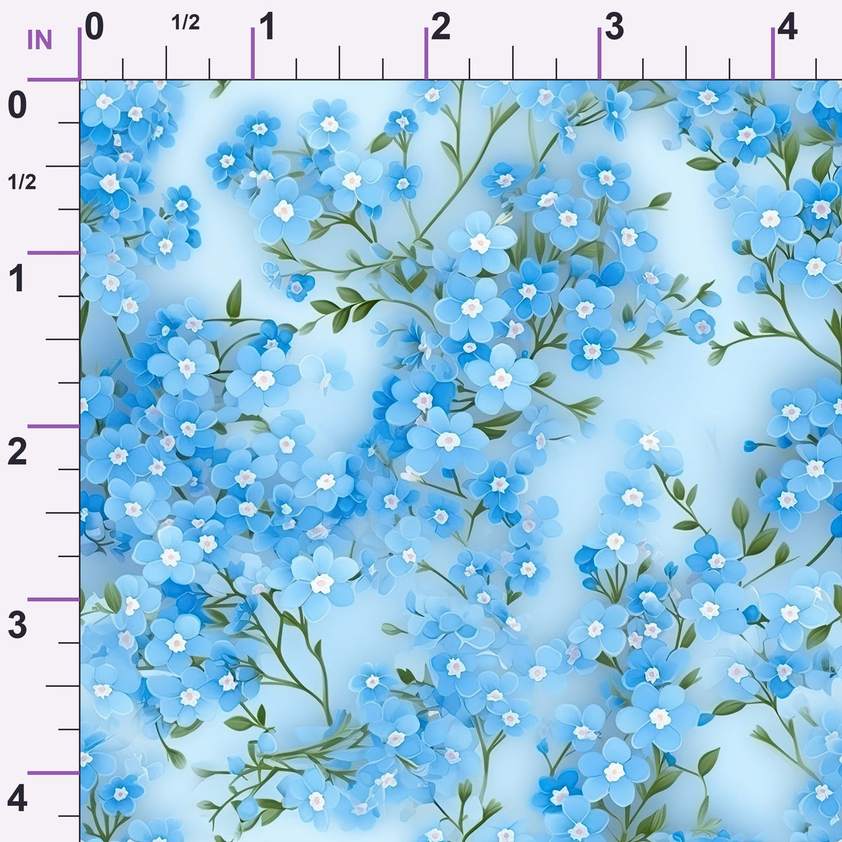 Skyward Blooms Pattern 4 Minky Fabric