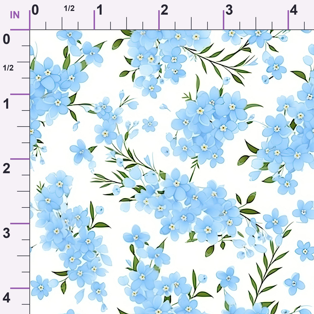Skyward Blooms Pattern 8 Minky Fabric