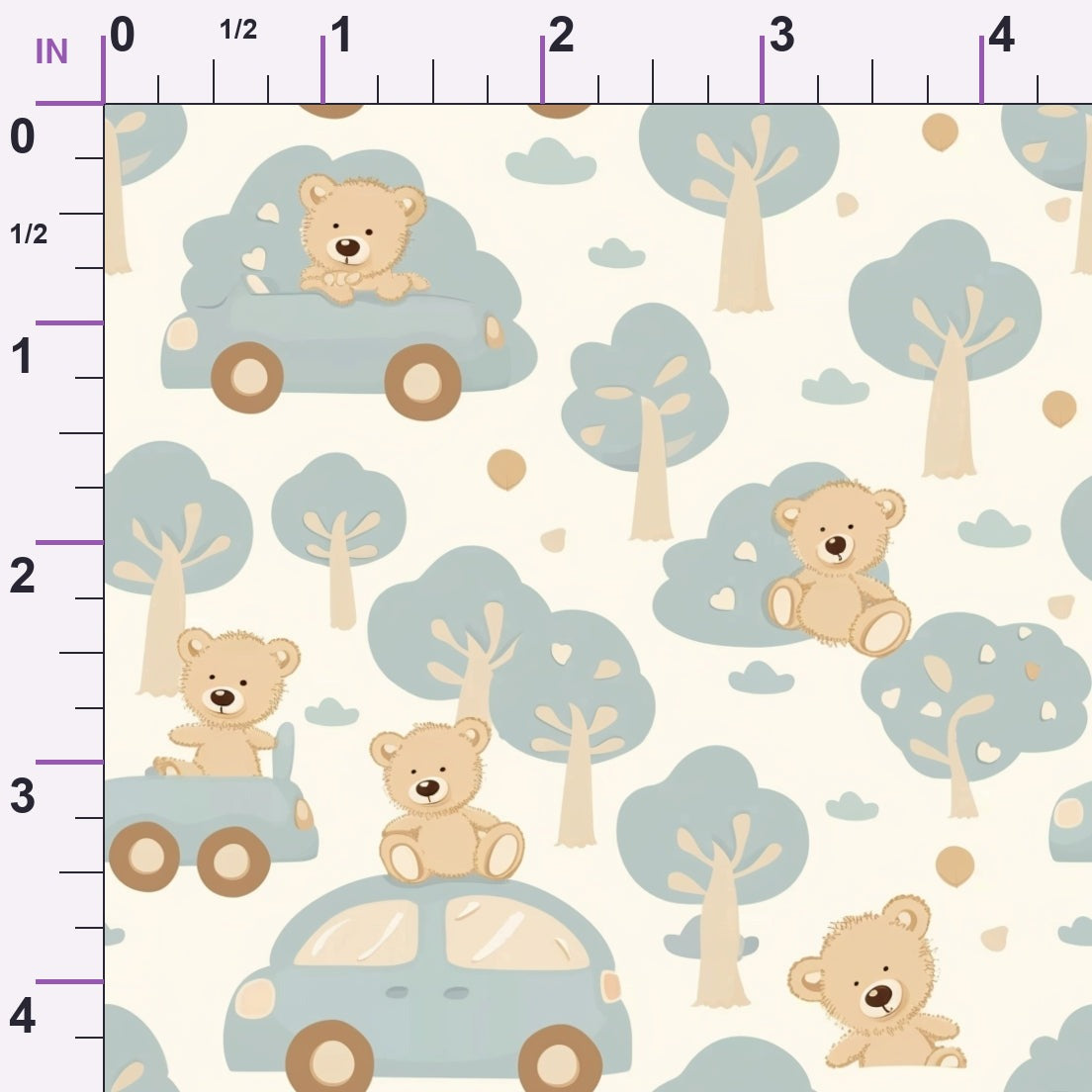 Sleepy Skies Pattern 1 Minky Fabric